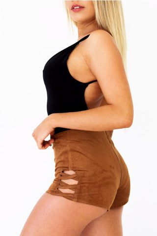 Nude Cropped Lounge Jogger Top
